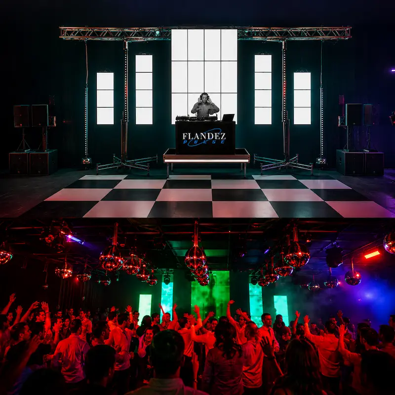 Diseño 3D de eventos Flandez Pulse
